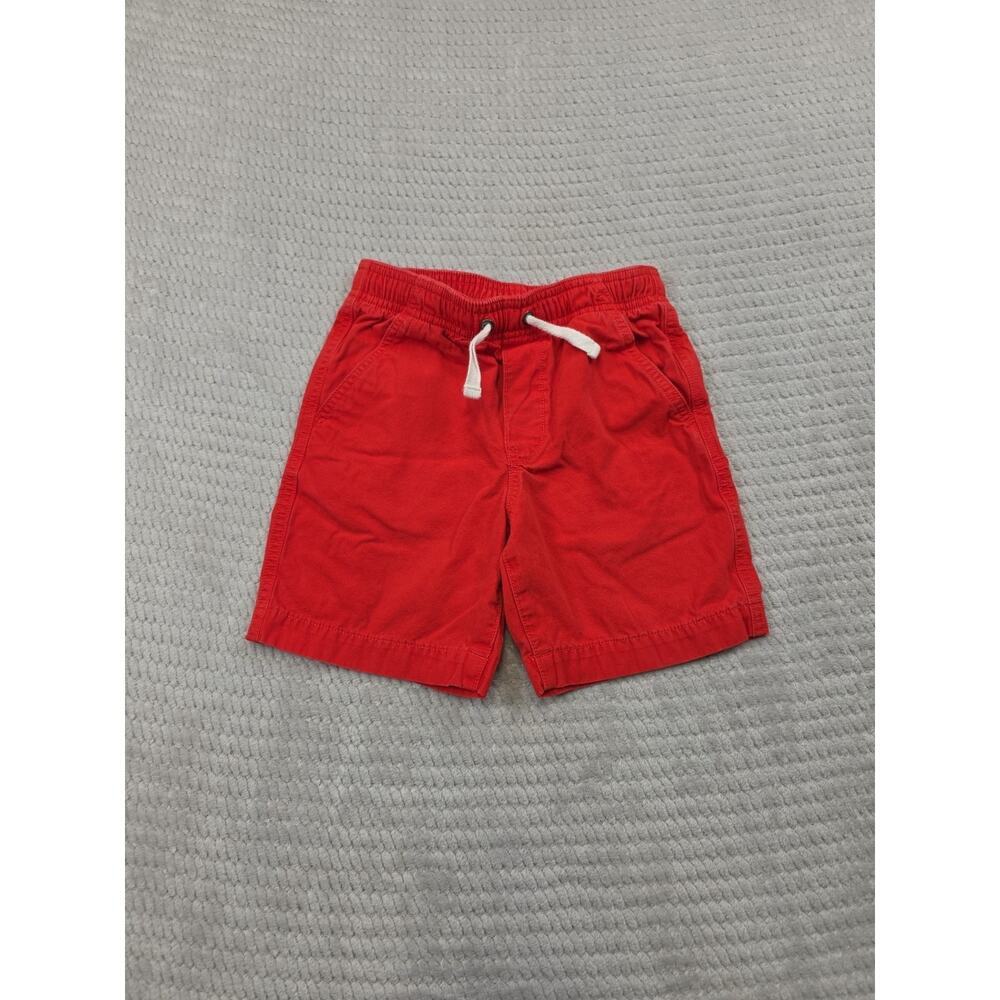Hanna Andersson Shorts Boys 110 US 5 Orange Pull On Stretch Waist